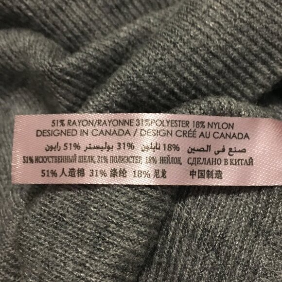 Grey Knit Thin Ribbed Tank Top - Picture 12 of 15